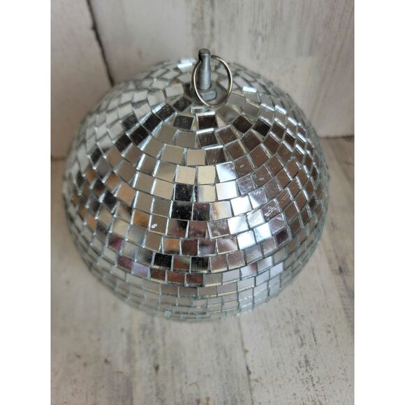Unique glass hanging disco ball Halloween decor prop room party - Picture 3 of 14